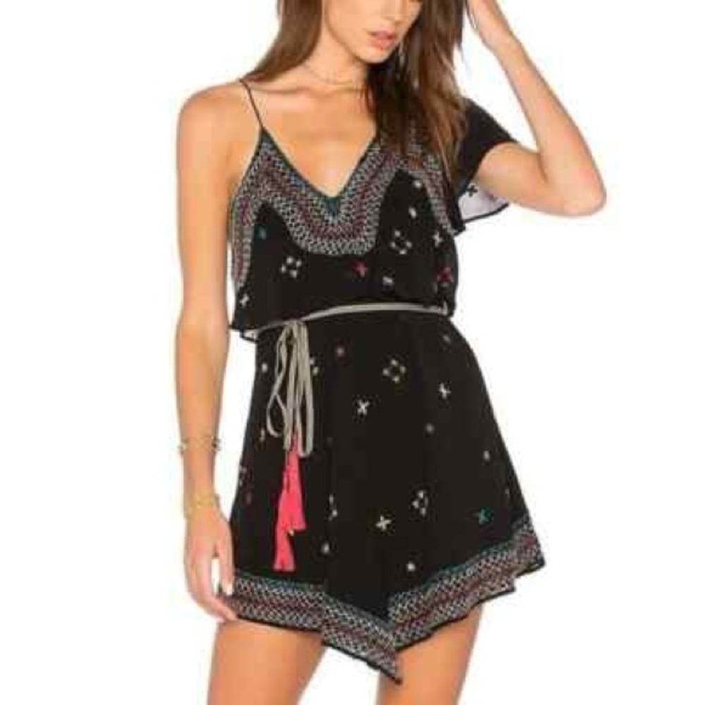 Free People These Eyes‎ Together Black Mini Dress size XS